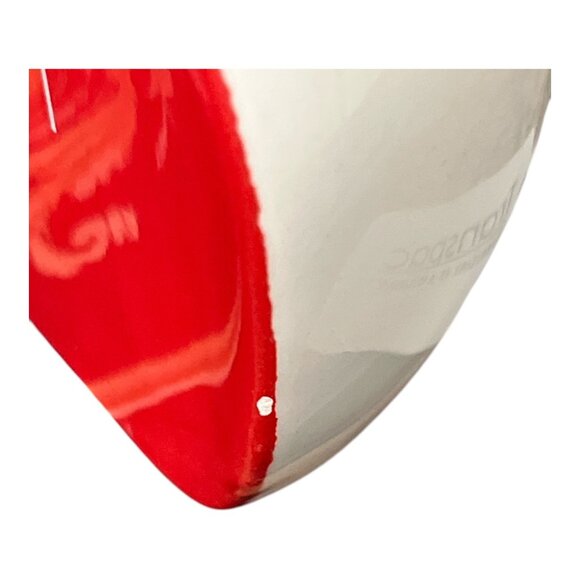 Transpac Red Snowflake Salt and Pepper Shakers with Tags - Picture 4 of 5